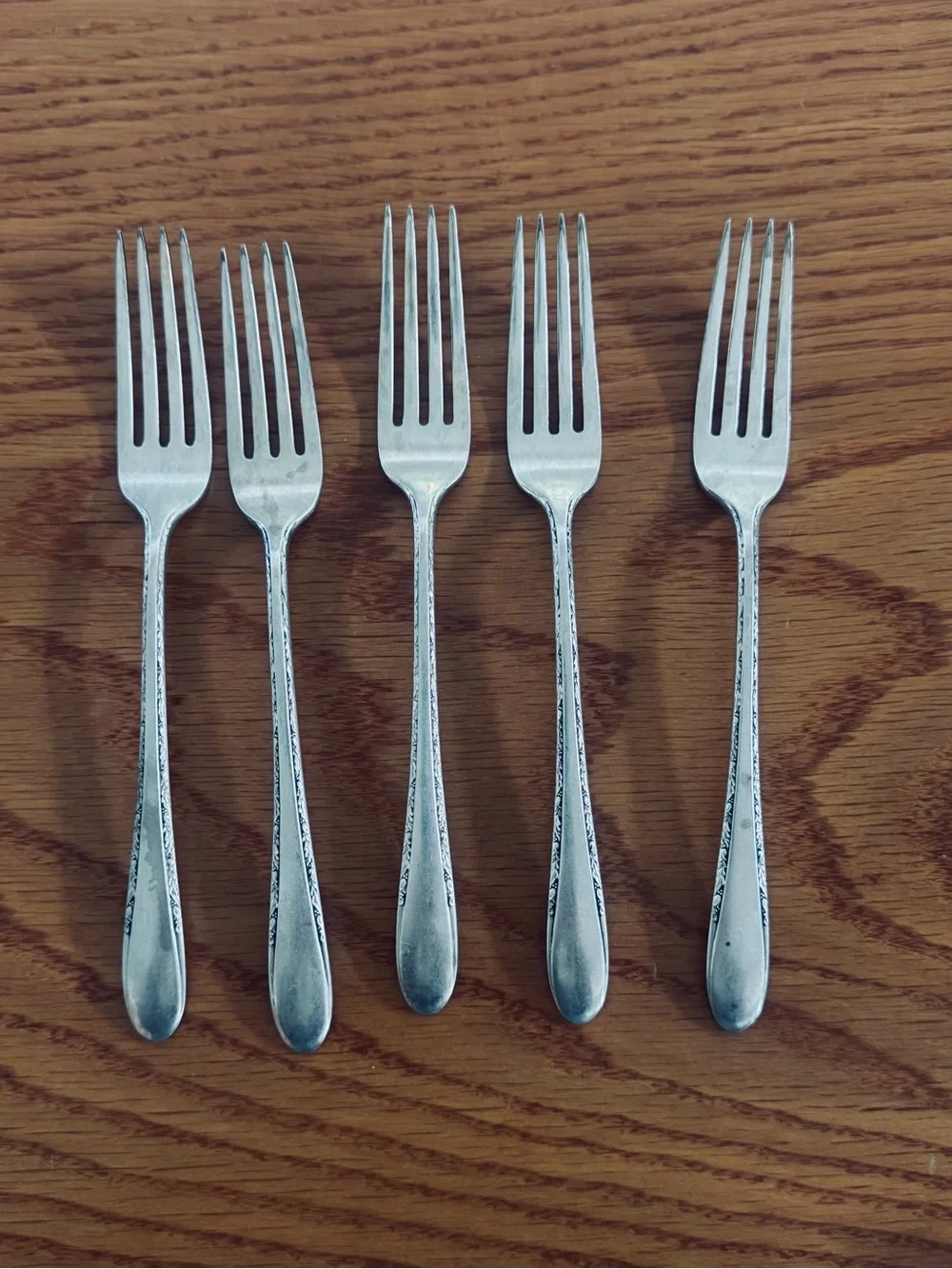 Vintage Gorham Silver Plated Flatware Invitation 1940 Set of 15 Forks